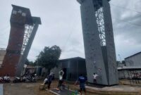Pusat latihan climbing (panjat tebing) Kota Probolinggo yang akan disulap jadi pusat kuliner.