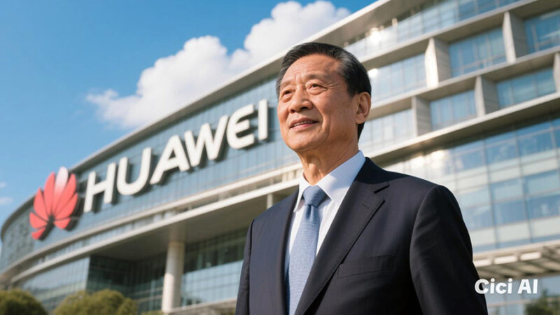 Ren Zhengfei, pendiri sekaligus pemilik perusahaan Huawei  Foto: Cici AI