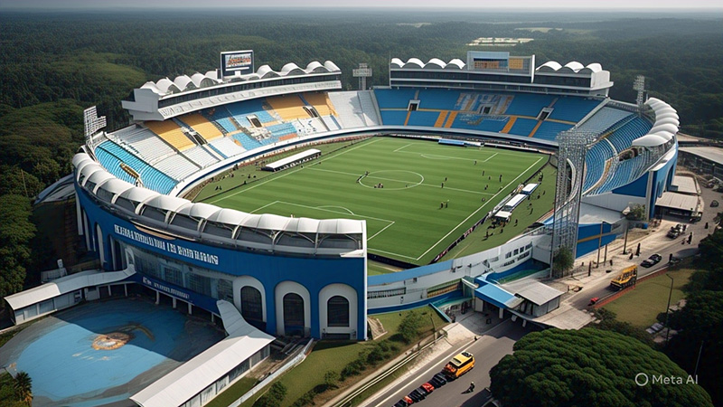 stadion sultan mizan zainal_abidin, salah satu stadion termegah di dunia. Foto: Meta AI