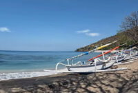 Penampakan salah satu sudut pemandangan di Pantai Amed, Bali Timur. Foto: Tangkapan Layar Youtube JooUpdate