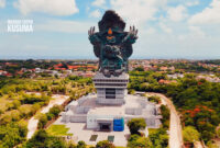 Penampakan Patung Garuda Wisnu Kencana di Bali. Foto: Tangkapan Layar youtube Ngurah Surya Kencana