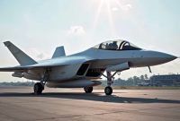 Penampakan Jet Tempur KFX atau IFX, Hasil kerjasa sama Indonesia, Korea Selatan. Foto: Tangkapan Layar youtube Auto Motive 