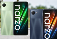 Penampakan HP atau SMartphone Realme Narzo 50i Prime. Foto: Blibli