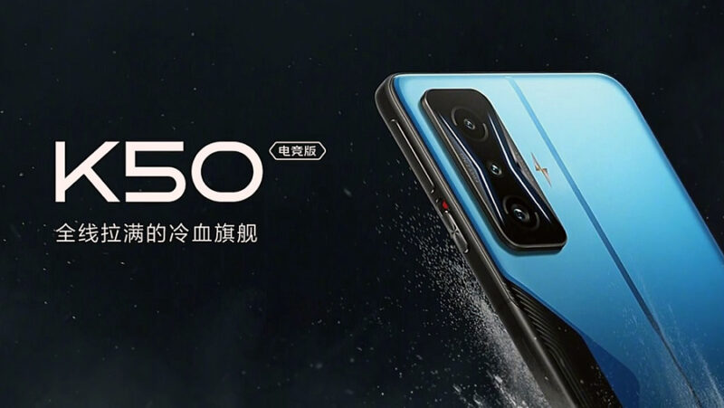 Penampakan HP Redmi K50 Gaming. Foto: Tangkapan layar youtube Berita Tekno