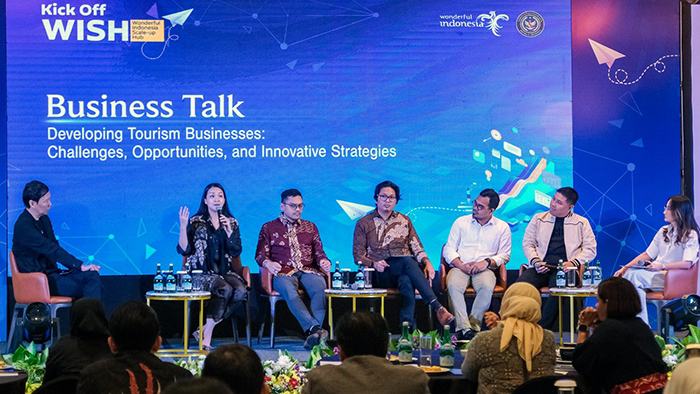 Nara Sumber saat acara Wonderful Indonesia Scale-up Hub (WISH) 2025. Foto:  Humas Kemenparekraf