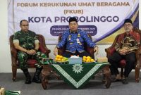 Dandim 0820, Wali Kota Probolinggo dan ketua FKUB Ahmd Hudri. Foto: susrabhinnek.id