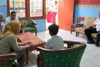 Petugas Polres Probolinggo Kota, saat mendatangi salah satu SDN yang siswanya diisukan diculik. Foto: Humas Polresta